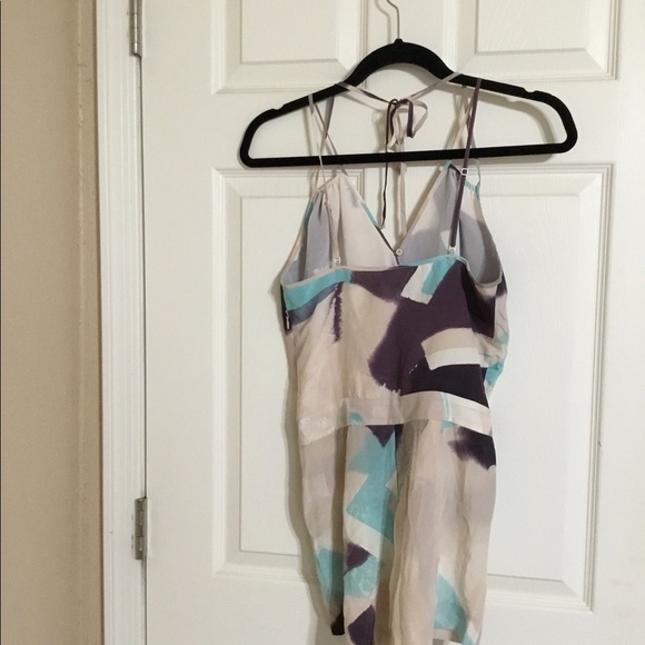 Armani Exchange Silk Abstract Romper size 0 - Picture 2 of 15